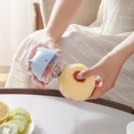 Kitchen Household Cartoon Cats Peeling Knife With Storage Case - Image 7