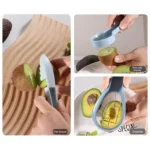 Multifunctional 3 In 1 Avocado Slicer Kitchen Household Fruit Cutter - Image 4