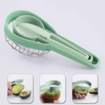 Multifunctional 3 In 1 Avocado Slicer Kitchen Household Fruit Cutter - Image 9