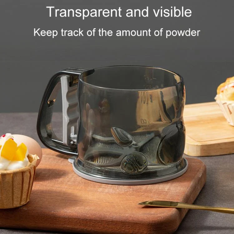 TBD06057006_B6.webp Kitchen Handheld Semi-Automatic Flour Sifter Baking Assistant Powder Sieving Tool - Image 7