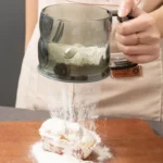 Kitchen Handheld Semi-Automatic Flour Sifter Baking Assistant Powder Sieving Tool - Image 8