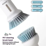 2pcs /Set ecoco Pot Washing Brush Short Handle Squeezeable + Long Handle Rotatable Household Dishwashing Brush - Image 10