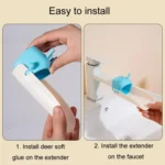 Cartoon Little Deer Kids Faucet Extender Household Splashproof Faucet Diverter Tool - Image 8