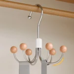 Six Claws Hooks 360 Degree Rotating Wardrobe Bag Hanger Multi-functional Underwear Clothes Storage Hooks - Image 2