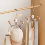 Six Claws Hooks 360 Degree Rotating Wardrobe Bag Hanger Multi-functional Underwear Clothes Storage Hooks - Image 4