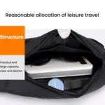 HAOSHUAI Men Outdoor Running Waist Bag Casual Chest Pouch Messenger Bag - Image 5