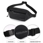 HAOSHUAI Men Outdoor Running Waist Bag Casual Chest Pouch Messenger Bag - Image 8