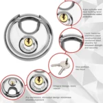 Coupler Gooseneck Hitch Trailer Lock For Heavy Trailer Transporter RV - Image 3