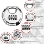 Coupler Gooseneck Hitch Trailer Lock For Heavy Trailer Transporter RV - Image 4