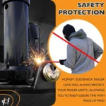 Coupler Gooseneck Hitch Trailer Lock For Heavy Trailer Transporter RV - Image 6
