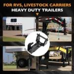 Coupler Gooseneck Hitch Trailer Lock For Heavy Trailer Transporter RV - Image 9