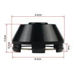 61mm B-type Wheel Center Cap For CE28 SE37 RAYS - Image 3