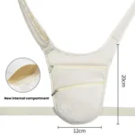 Breathable Sports Waist Pack Invisible Anti-Theft Men Women Travel Crossbody Phone Change Storage Bag - Image 3