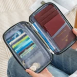 TRAVEL SEASON RFID Anti-theft Passport Clip ID Bag Waterproof Protective Case Travel Organizer Bag - Image 4