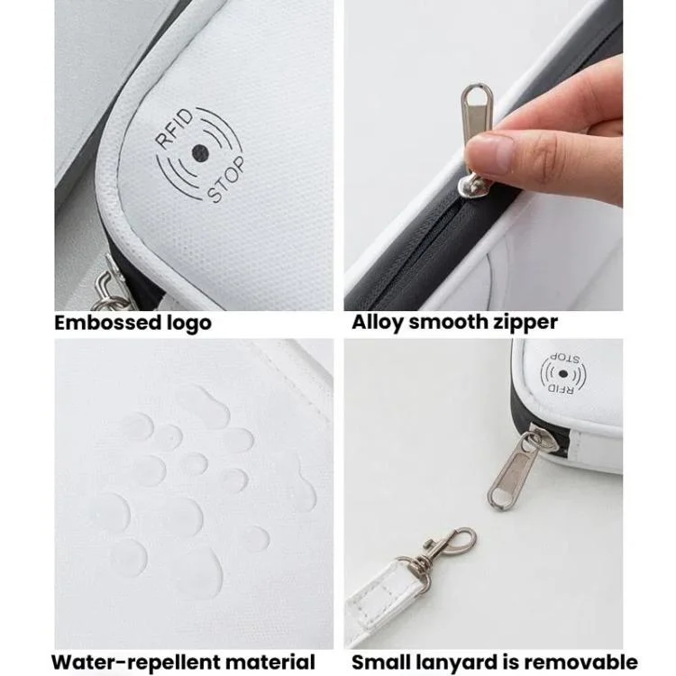 TBD06057146_B7.webp TRAVEL SEASON RFID Anti-theft Passport Clip ID Bag Waterproof Protective Case Travel Organizer Bag - Image 8