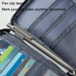 TRAVEL SEASON RFID Anti-theft Passport Clip ID Bag Waterproof Protective Case Travel Organizer Bag - Image 9