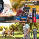 Smart Wireless Bluetooth BBQ Grill Thermometer Home Use Kitchen Food Oven Thermometer - Image 7