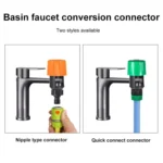 Universal Faucet Garden Hose Connector Basin Faucet Connector Adapter - Image 6