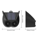 Solar Flash Repeller Outdoor Animal Repellent Warning Light - Image 3