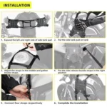Rhinowalk MTR001B Outdoor Riding Motorcycle Fuel Tank Double-side Storage Hanging Bags - Image 8