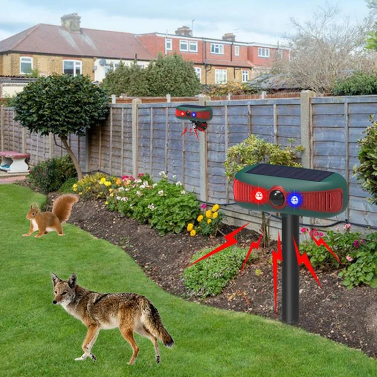 TBD06057263_B1.webp N911Y Outdoor Solar Alarm Infrared Sensor Sound And Light Animal Repeller - Image 2