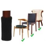 8packs Table Chair Woolen Covers Floor Protection Non-slip Silent Felt Foot Pads - Image 4