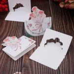 20pcs /Pack Three-Dimensional Rose Valentine Day Greeting Card Mother Day Message Card - Image 4