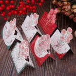 20pcs /Pack Three-Dimensional Rose Valentine Day Greeting Card Mother Day Message Card - Image 6
