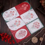 20pcs /Pack Three-Dimensional Rose Valentine Day Greeting Card Mother Day Message Card - Image 7