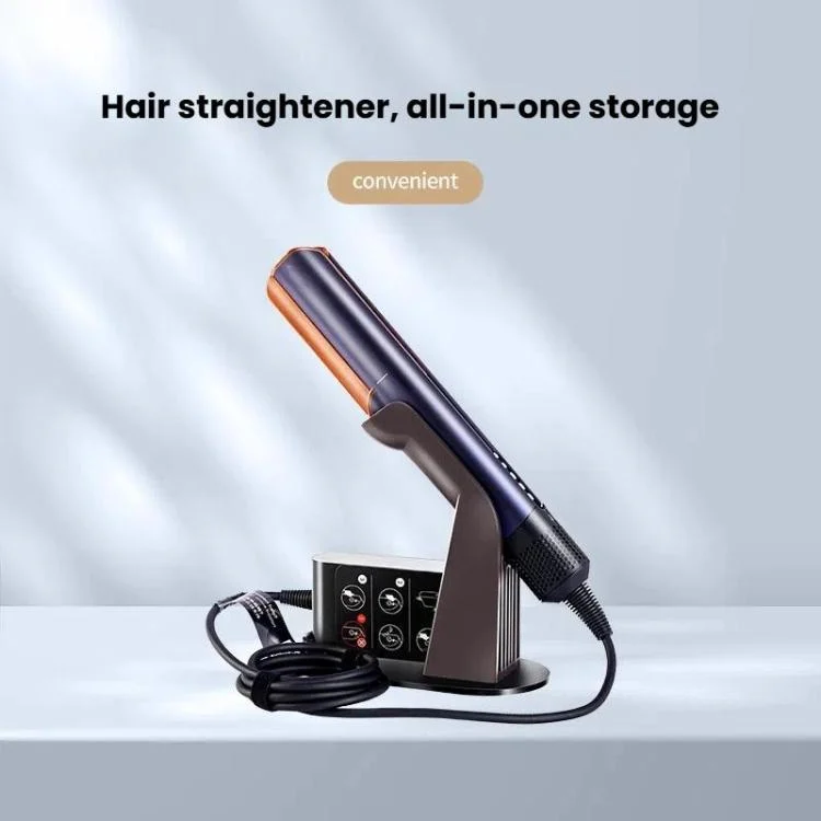 TBD06057303_2.webp For Dyson Airstrait Straightener HT01 Desktop Vertical Stand with Charger Storage Compartment - Image 3