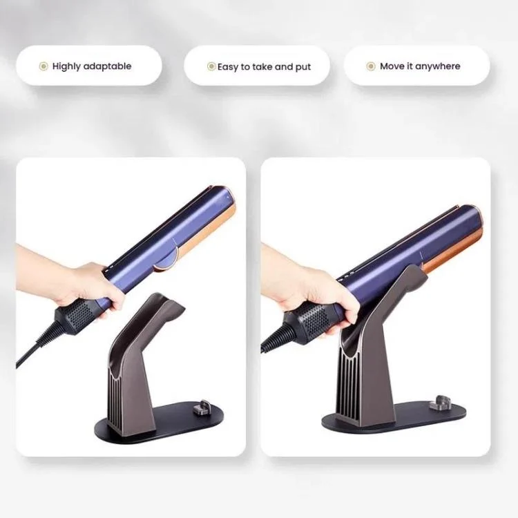 TBD06057303_3.webp For Dyson Airstrait Straightener HT01 Desktop Vertical Stand with Charger Storage Compartment - Image 4