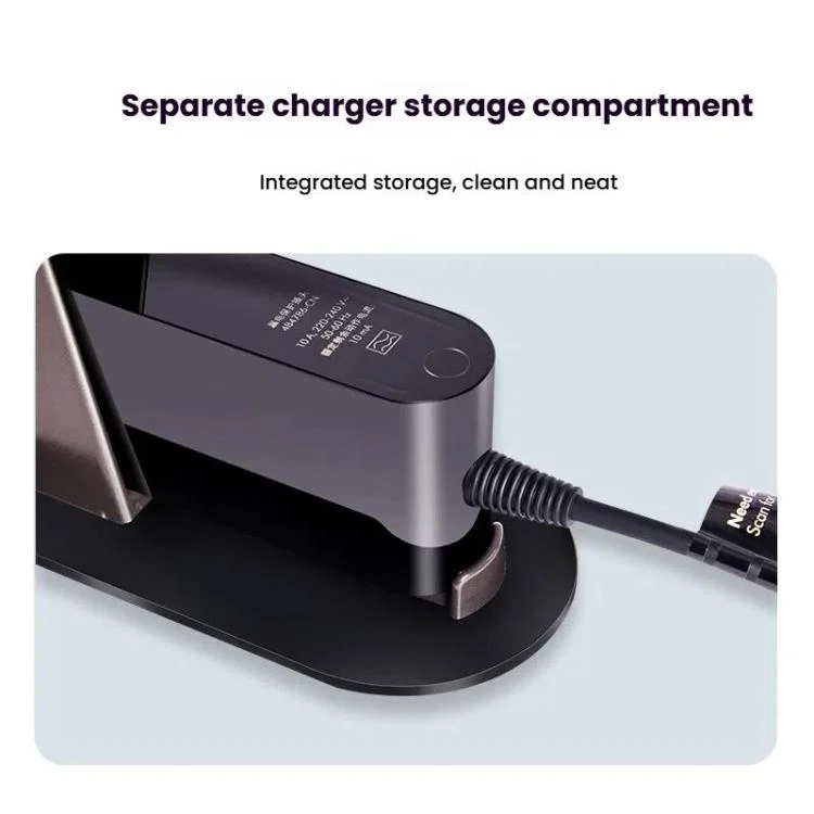 TBD06057303_4.webp For Dyson Airstrait Straightener HT01 Desktop Vertical Stand with Charger Storage Compartment - Image 5