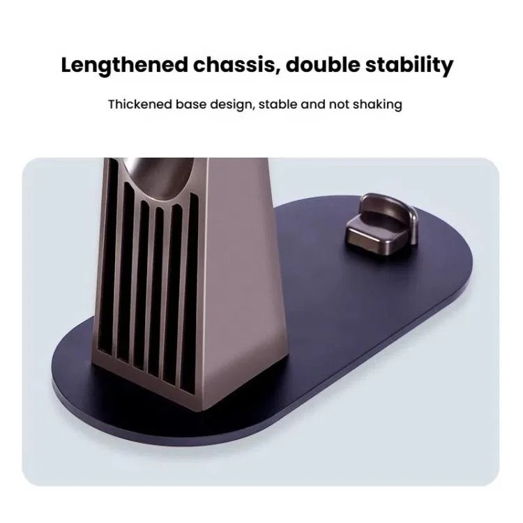 TBD06057303_5.webp For Dyson Airstrait Straightener HT01 Desktop Vertical Stand with Charger Storage Compartment - Image 6