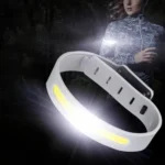 Rechargeable COB Armband Light Night Running Safety Warning Arm Leg Wristband Light