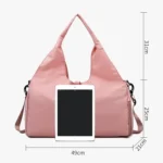Yoga Gym Bag Handheld Luggage Bag Large Capacity Wear-resistant Travel Bag - Image 3
