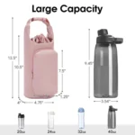 Oxford Cloth Outdoor Sports Water Bottle Cover Handheld Backpack Portable Thermos Mug Bag - Image 3