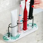 Diatomite Washstand Absorbent Mat Non-slip Toothbrush Holder - Image 2