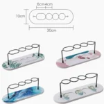 Diatomite Washstand Absorbent Mat Non-slip Toothbrush Holder - Image 3