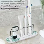 Diatomite Washstand Absorbent Mat Non-slip Toothbrush Holder - Image 5