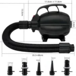 GLD-318 High Power 600W Electrical Inflatable Pump Tent Yoga Mat Inflator - Image 3