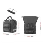 Rhinowalk MTR2050 25L-32L Expandable Large Capacity Quick-release Motorcycle Side Bag - Image 2