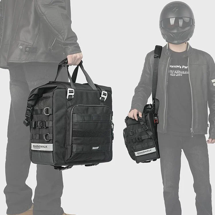 TBD06057350_B8.webp Rhinowalk MTR2050 25L-32L Expandable Large Capacity Quick-release Motorcycle Side Bag - Image 9