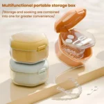 Invisible Braces Box Orthodontic Retainer Organizer Portable Denture Braces Storage Case - Image 5