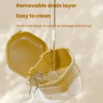 Invisible Braces Box Orthodontic Retainer Organizer Portable Denture Braces Storage Case - Image 8