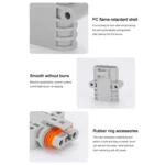 Anderson 50A 12V/24V Air Conditioner Waterproof Plugs Automotive Power Cord Connector - Image 5