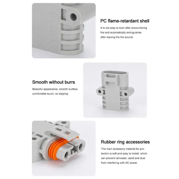 TBD06057369_B4.webp Anderson 50A 12V/24V Air Conditioner Waterproof Plugs Automotive Power Cord Connector - Image 5