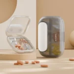 Portable Pill Box Dispenser Sealed Large Capacity Seven Days a Week Medication Organizer - Image 2