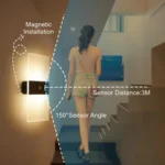 Magnetic Acrylic Smart Induction Night Light Rechargeable Wall Lamp Bedroom Bedside Lamp - Image 3