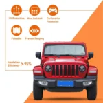 For Jeep Wrangler JL After 2018 汽车前挡风玻璃遮阳板 - Image 4