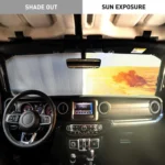 For Jeep Wrangler JL After 2018 汽车前挡风玻璃遮阳板 - Image 5